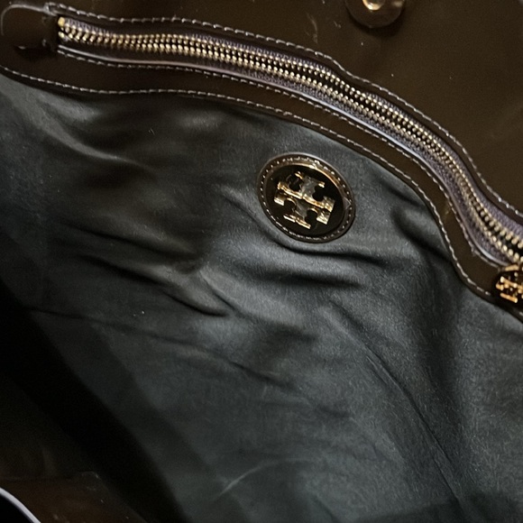 Tory Burch vintage large logo vinyl bag - Picture 5 of 8